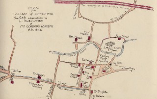 Map of 1848 showing 'The Runnel' on High Street