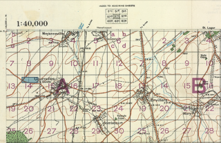 Map 1917 1917 Map of the Somme | Austalian Army Archive