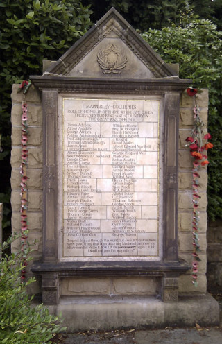 Mapperly_Memorial_1_ Mapperley Colliery Company War Memorial, West Hallam