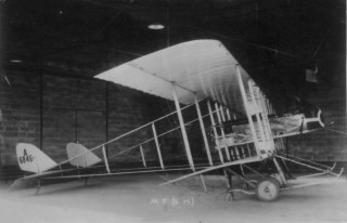 An early Maurice Farman used for training 1915-16 (photo and caption by Edward Packe)