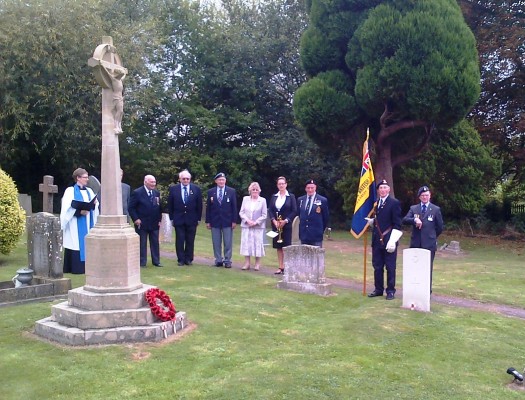 Royal British Legion at Muston to remember the fallen of the First World War.