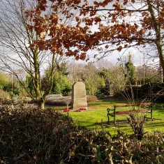 OLYMPUS DIGITAL CAMERA Millennium Garden Memorial - The New Village Green Grantham Road