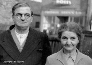 Mr___Mrs_W_H_Greaves_Queen_St_Cycle_Shop_Copyright_Ted_Rayson_closer_crop1 Mr and Mrs W H Greaves - cycle shop proprietors in the 1960s