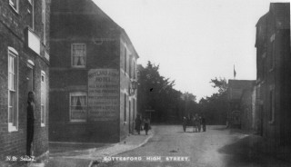 N0_4_AM 1900s view of the Rutland Arms from a post card posted on the 9th January 1914 stating