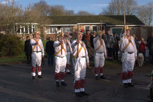 The Foresters Morris Men, ready to go.