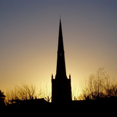 OLYMPUS DIGITAL CAMERA St Mary's Church Spire, Bottesford