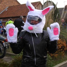 OLYMPUS DIGITAL CAMERA An Easter Biker Bunny