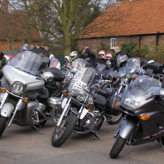 OLYMPUS DIGITAL CAMERA The bikes gleam with pride