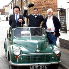created A Very Fine Mess at The Bull, assisted by Vic Martin and his Morris Minor