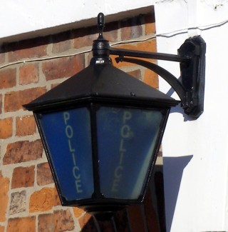 Bottesford Police Station lamp, Queen Street