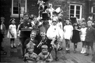 May Day Pageant in the 1920/30's at Bottesford School