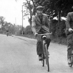 Phil_Taylor_cyclists_cropped_enhanced Picture 1. Village Cyclists