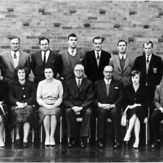 Phil_Taylor_teachers_72dpi Back, left to right: Mr. Mike Brown, Mr. Martin, Mr. Macdonald, Mr. Bill Jeffs, Mr. Harry Carr, Mr. Fred Greenway, Mr. John Hodson, Mr. Dick Bradshaw. Front row: Ms. Ann Spencer, Ms. Maureen Brown, Mrs. Ogden, Mr. Dewey, Mr. Percy Stimpson, Ms. Dorothy Hodson, Mr. Pat Poyser.