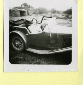 Photos061 Wolseley Hornet sports car - Keith Samuel's first car with Kathleen and John Samuel