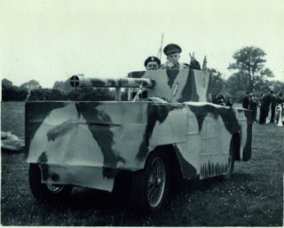 Photos066crop 'Prize winning' Wolseley Hornet 'converted' into a tank in 1952 - Keith recalls 'the engine boiled like a steam engine - we forgot air vents for the radiator!'