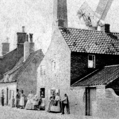 PlacesQueen_St_mill_DB_enhanced_2_A3_Poster Queen Street Mill, Bottesford c.1870