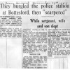 They burgled the Police Station at Bottesford and 'scarpered'