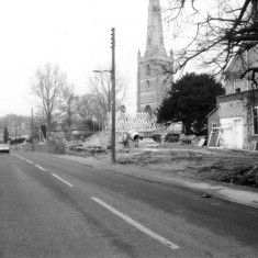 Rectory_conversion_from_Rectory_Lane_MHenhanced Rectory Lane during the conversion of the rectory into Rectory Court retirement complex