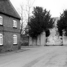 Rectory Gates during development of Rectory Court