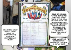 Conserving the Bottesford Chapel 'Great European War of 1914' Roll Honour