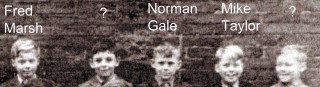 Back row, right. Far right, Arthur Gamble