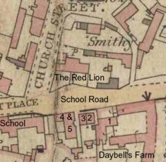 School_Road_1911_census_Daybell_s_no_1 Lace Darners and Road Menders
