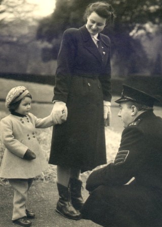 Lady Charlotte meets the Sergeant, 1950.
