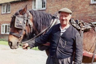 Guy Lovett delivering coal in Church Street