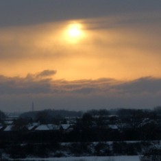 OLYMPUS DIGITAL CAMERA Pale sunset