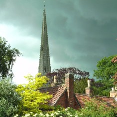 Supra Spire from Red Lion Car Park, Stormy Afternoon, July o7