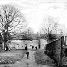 The_Green,_Bottesford_AB_from_Mrs_Maskell_extra_enhanced The Green c. 1910