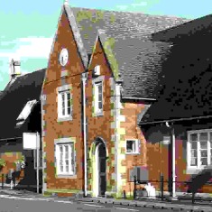 The Old Schoo building with the Diamond Jubilee clock mounted in the gable. | Kate Pugh