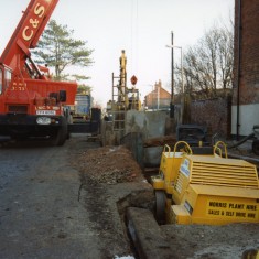 Pumping water from the trench