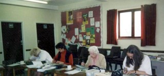 U3A_Picture7_v2 U3A Parchment Circle members Eunice Greasley, Gina Smart, Maud King, Win Lockey