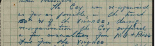 2nd Battalion, War Diary excerpt on the action for the 23rd April 1918 | National Archives (WO 95_1362)