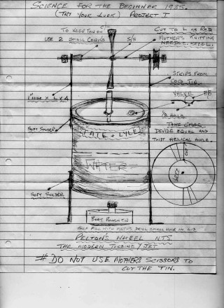 Wheel650LR Science for beginners - Pelton's Wheel - The modern turbine/jet