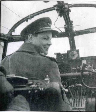 _Ch_5_Photo_2 S/Ldr 'Penny' Beauchamp undergoing conversion at the controls of the first production Lancaster, BT308, February 1942. Events in May were to prove his mastery of the aircraft. | ©️Vincent Holyoak