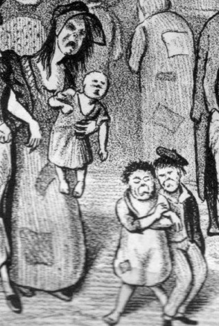 Detail from C19th Cartoon