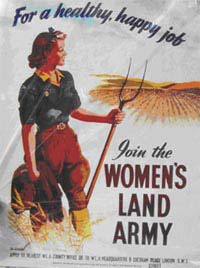 Land Army Recruitment Poster