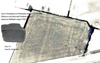 fig_22 Fig 22. Distribution Map Derbyshire Dalesware and OW2