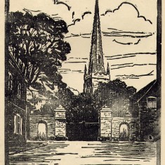 St. Mary's spire from Church Street
