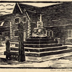 Bottesford Cross and Stocks, in front of the Old School