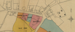 Duke of Rutland's 1920 Plan 12, Muston - detail of The Green