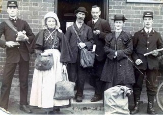 postofficestaff A picture of Bottesford Post-Office staff c.1910 one of whom is tentatively identified as a