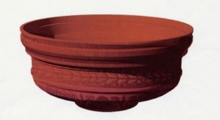 Computer reconstruction of find 358.South Gaulish Samian bowl form Dragendorff 29, c 50-85AD, found by Martin Clarke.