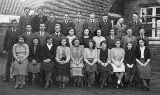 Bottesford village school senior pupils, c.1955