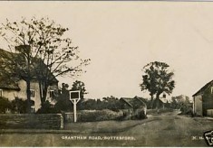 Old postcard of the Red Lion - copyright stamped