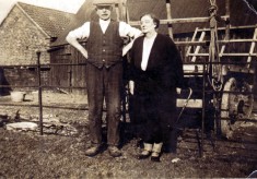 Herbert Daybell's parent, at the farm