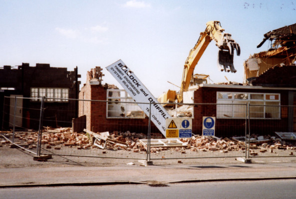 Demolition of Bullock & Driffil's offices and yard - getting near the end of the job. | Peggy Topps