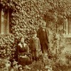 Victor Collett and family at the schoolmaster's House